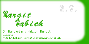 margit habich business card